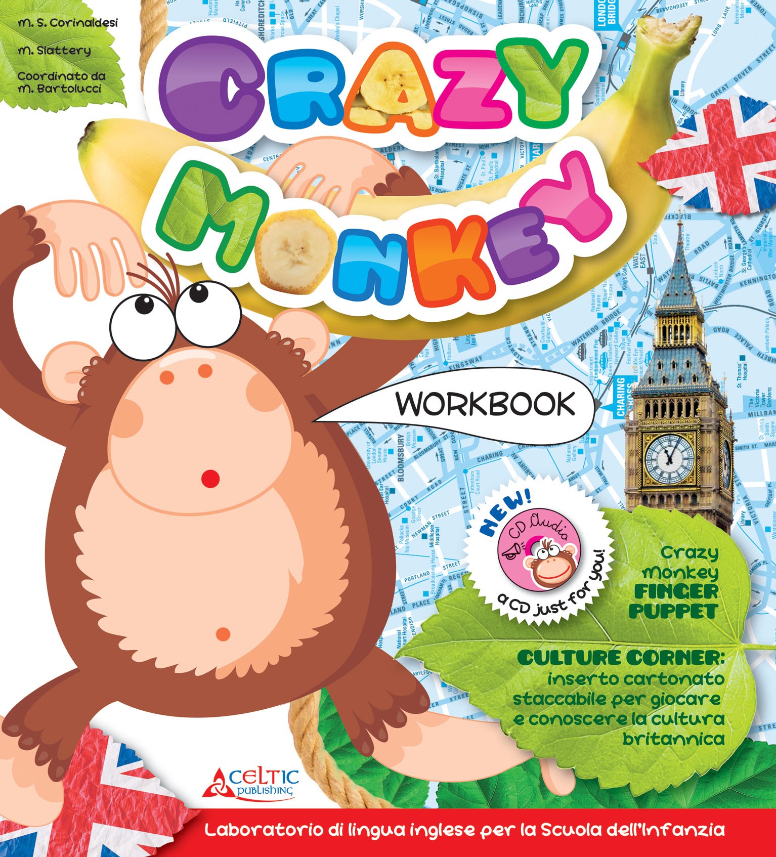CRAZY MONKEY GUIDA + CD + FLASHCARD 