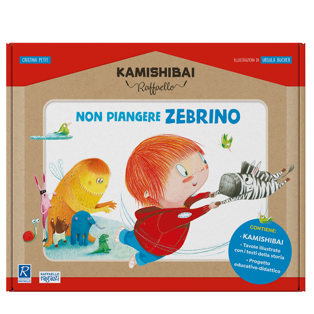 Non piangere zebrino tavole + guida Raffaello Libri