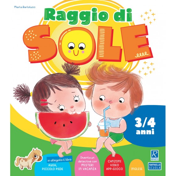 Raggio di sole 3/4 anni + allegato Raffaello Libri