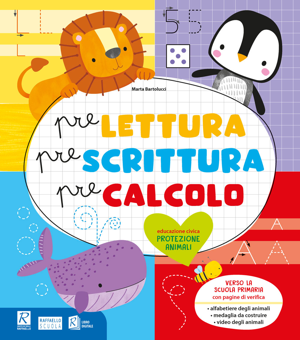PRELETT PRECALCOLO PROTEZIONE ANIMALI+ALL Raffaello