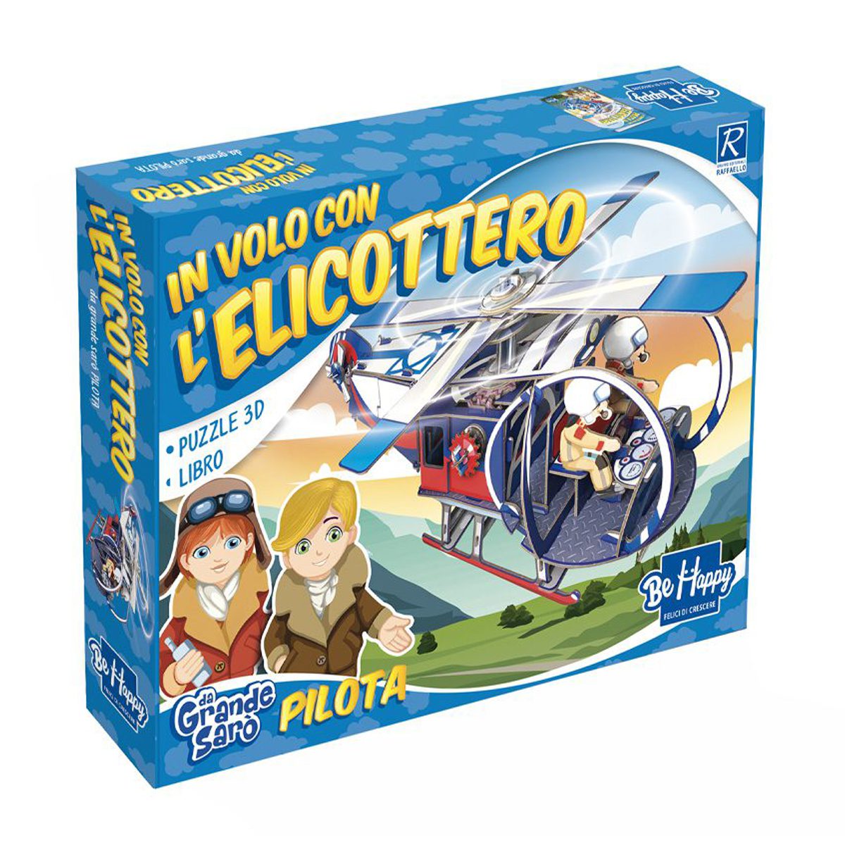 IN VOLO CON L'ELICOTTERO raffaello