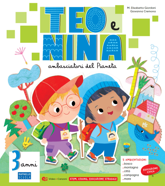 Teo e Nina 3 anni Raffaello