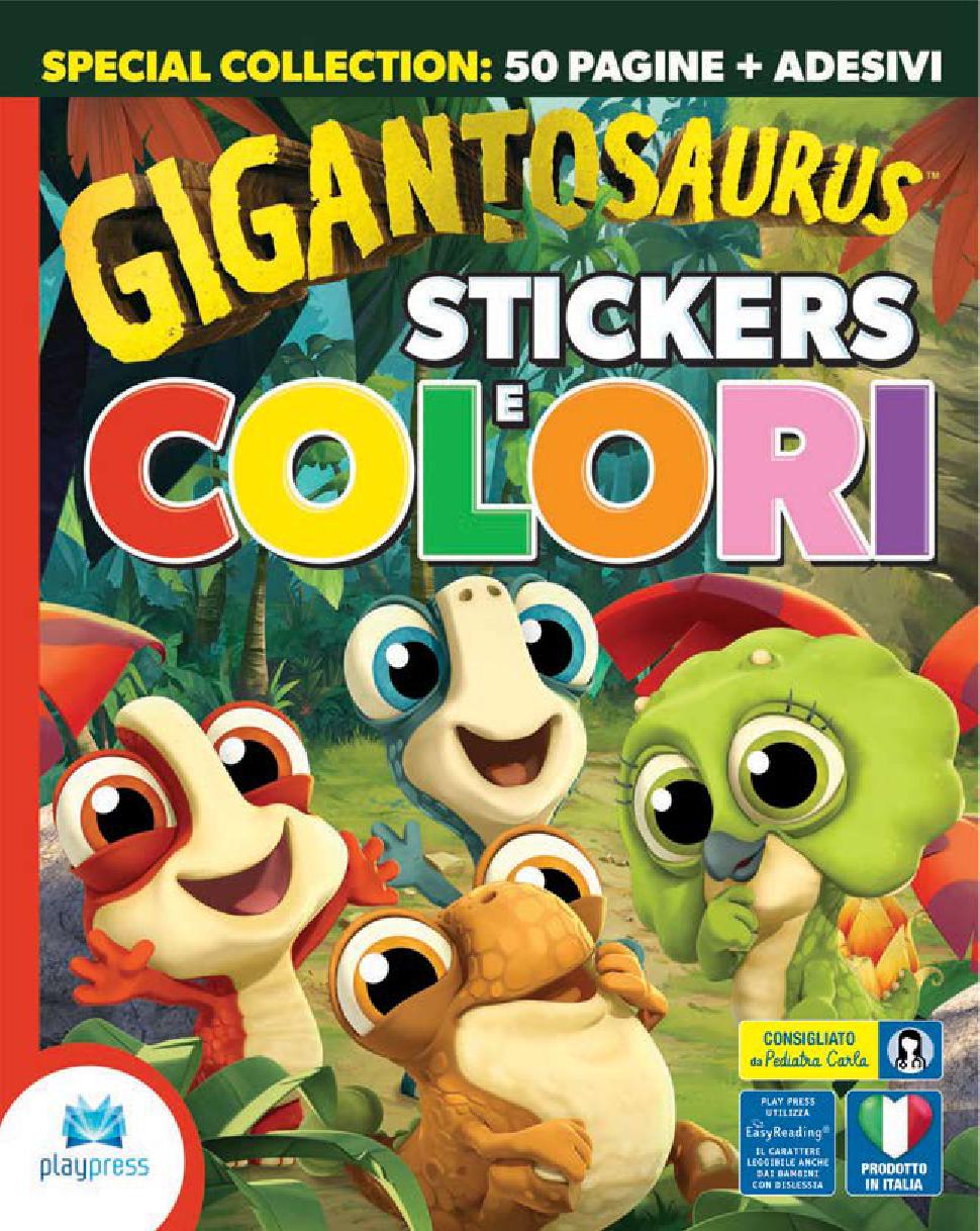 Gigantosaurus - Stickers e Colori Playpress