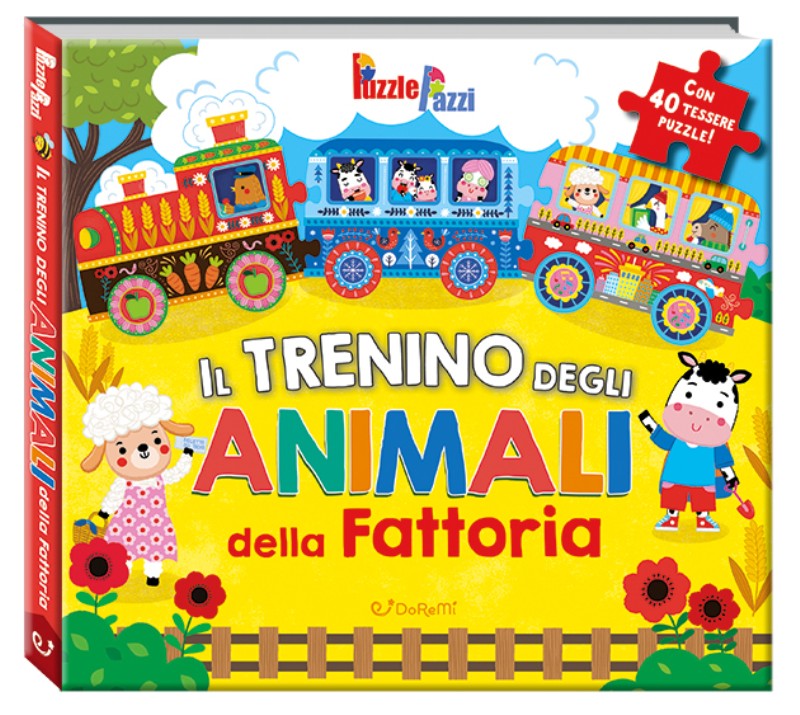 Il trenino degli animali della fattoria Edicart