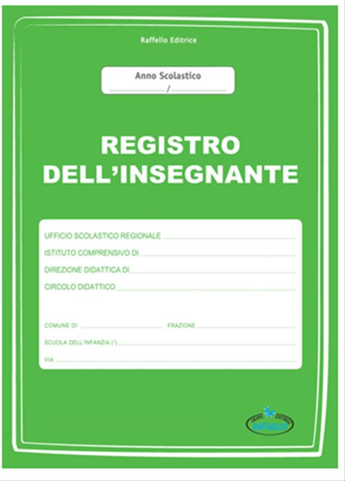 REGISTRO INFANZIA 2010 + INSERTO Raffaello Libri