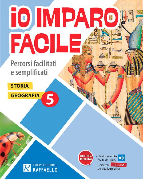 IO IMPARO FACILE 5 CL ANTROPOLOGICO Raffaello Libri