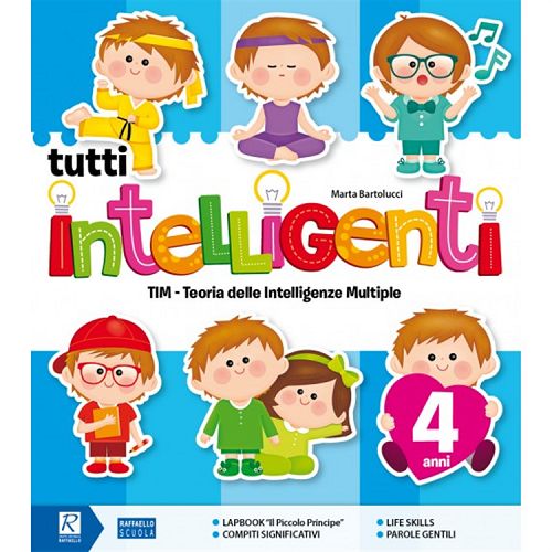 TUTTI INTELLIGENTI ANNI 4 + ALL Raffaello Libri