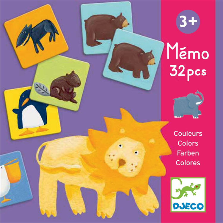 Gioco memory - Animali e Colori 